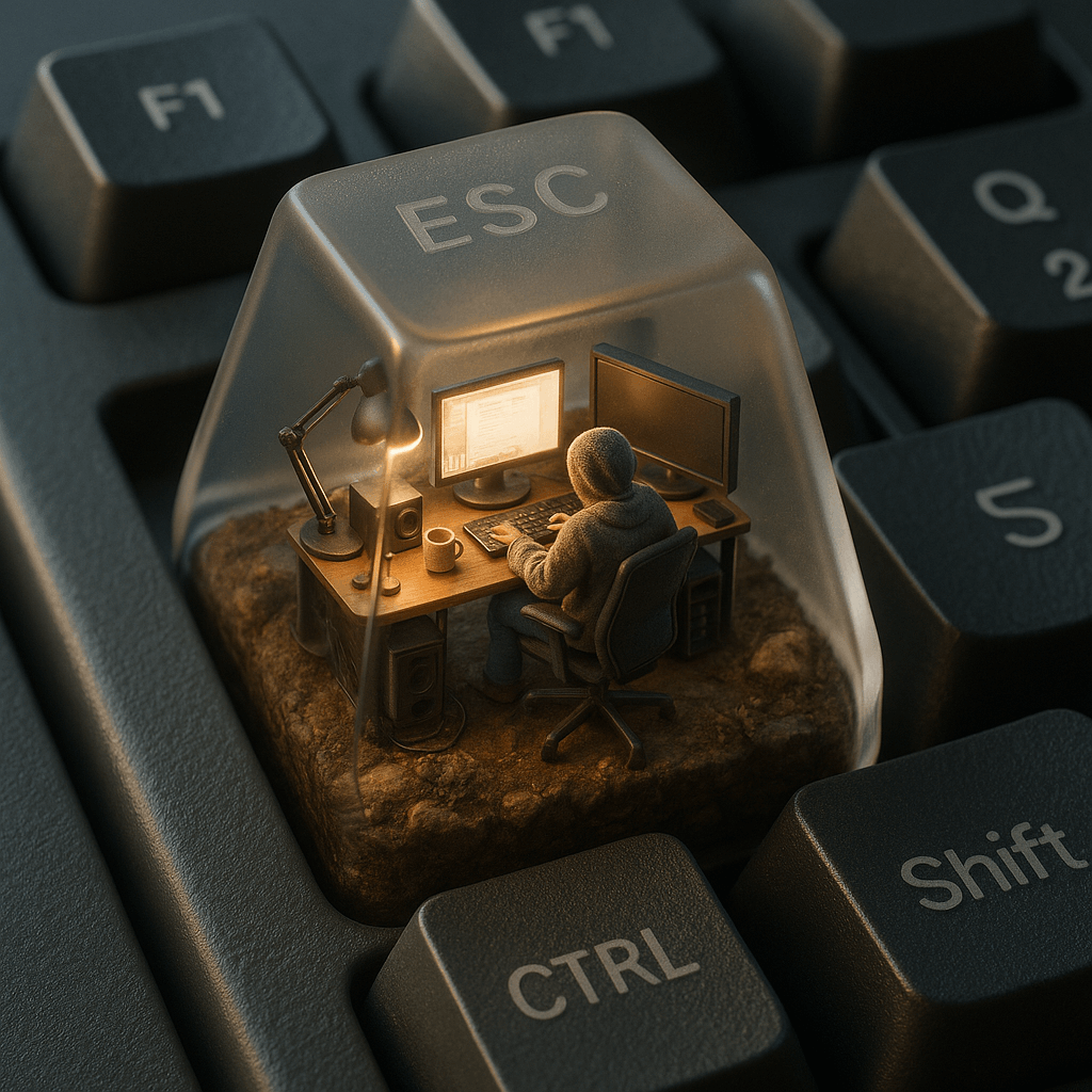 ESC Keycap Miniature Diorama