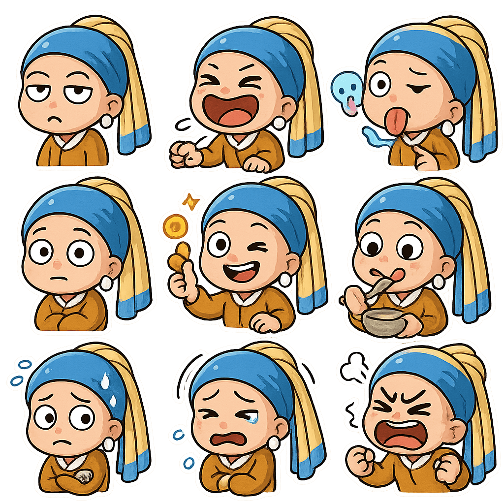 Chibi Character Sticker Pack