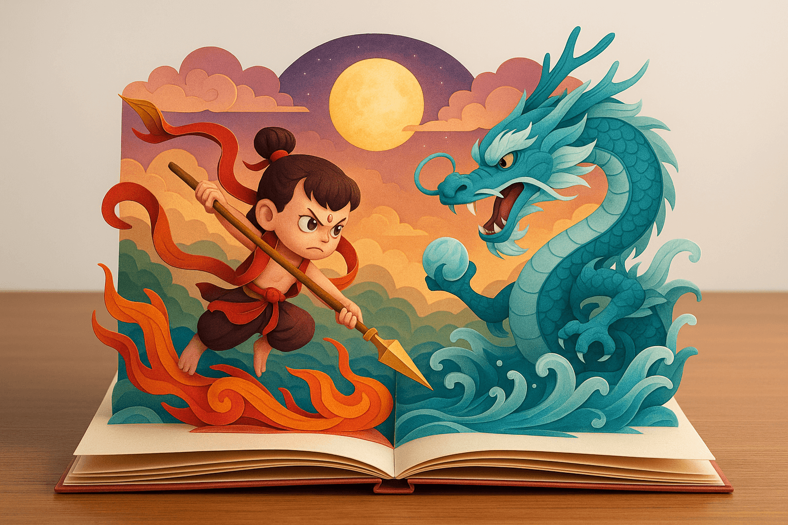 3D Papercraft Pop-up Book