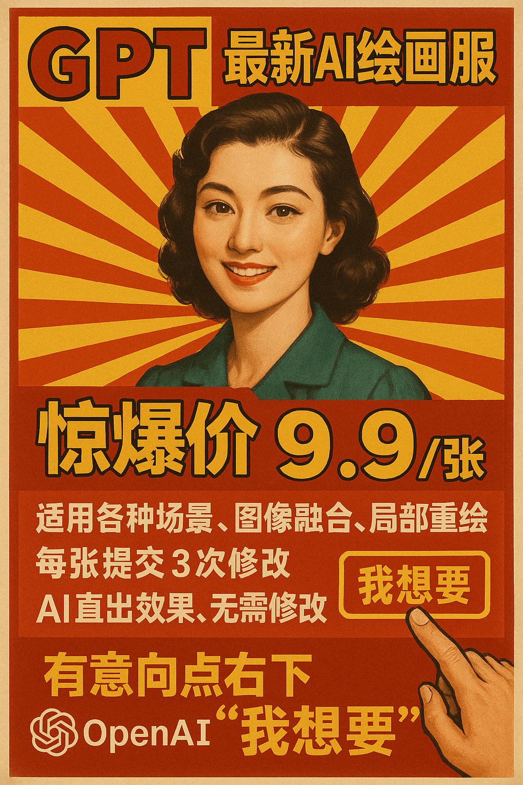 Retro Style Promotional Poster